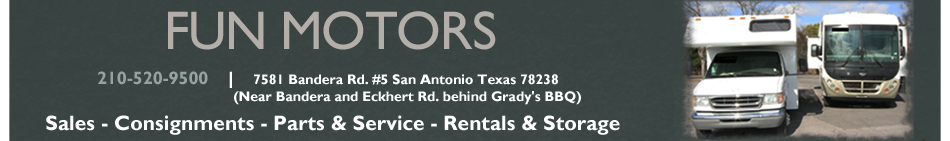 Fun Motors RV Sales, Consignments and Storage
