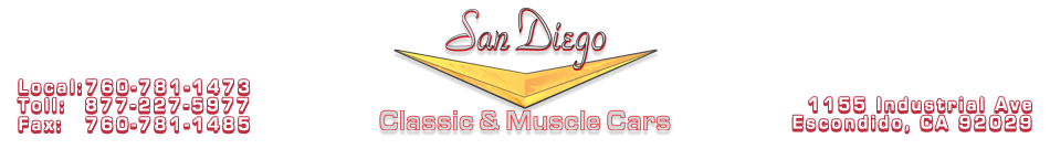 San Diego Classic And Muscle Cars