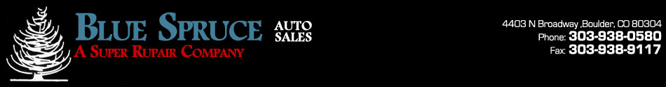 Blue Spruce Auto Sales