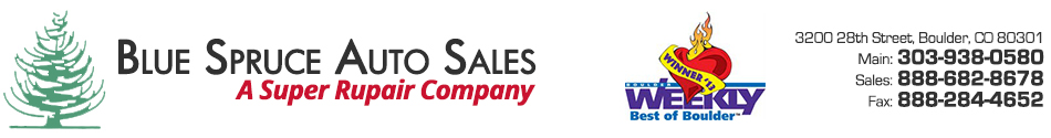 Blue Spruce Auto Sales